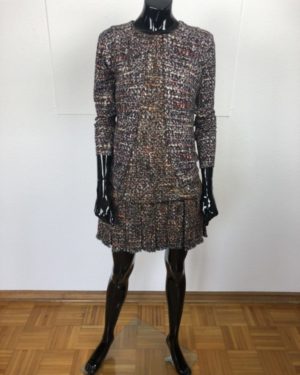 Dolce & Gabbana Tweed Kleid + Strickjacke